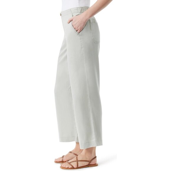 Gloria Vanderbilt Womens Shape-Effect Wide-Leg-Crop High-Rise Warm Grey 4/8/12 - Picture 2 of 4